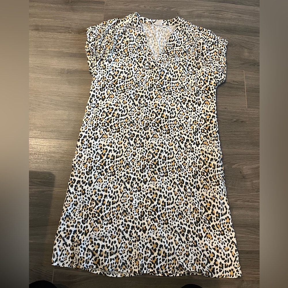 The gap leopard dress
